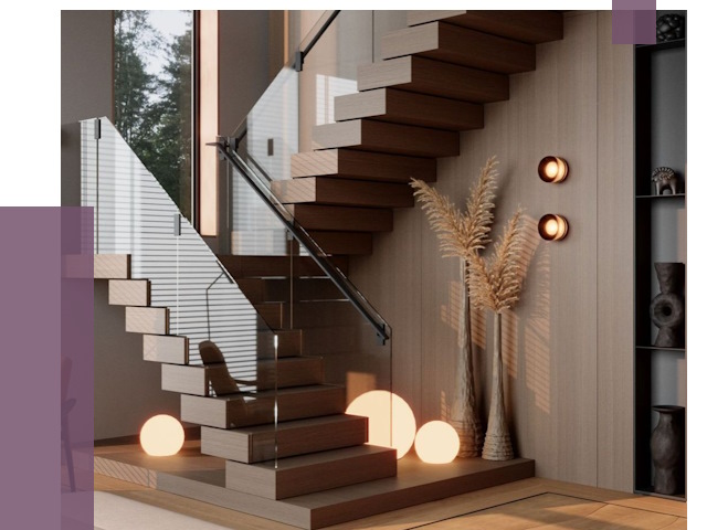 Изготовление и монтаж лестниц в Домодедове от 89471 руб. | ПРОЛЁТ-Дмд