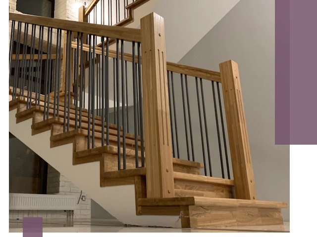 Реставрация деревянных и металлических лестниц в Домодедове