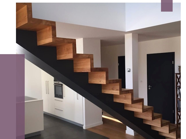 Изготовление деревянных лестниц в Домодедове от 89471 руб. | ПРОЛЁТ-Дмд