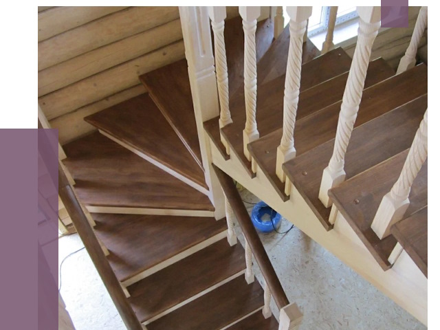 Реставрация деревянных лестниц в Домодедове от 4421 руб.