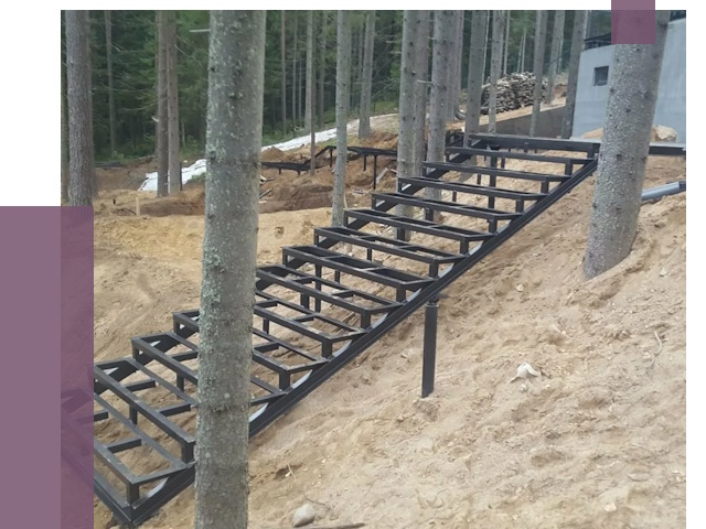 Монтаж металлических лестниц в Домодедове от 13947 руб. 