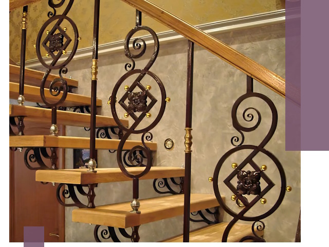 Изготовление кованых лестниц под ключ в Домодедове