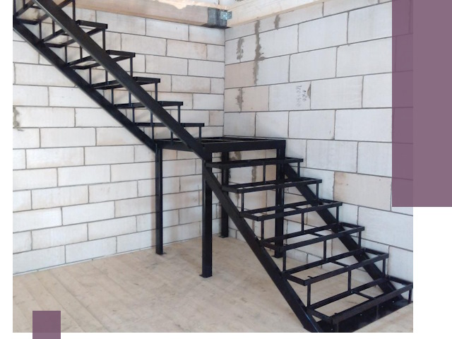 Лестницы на металлокаркасе под ключ в Домодедове — изготовление и монтаж