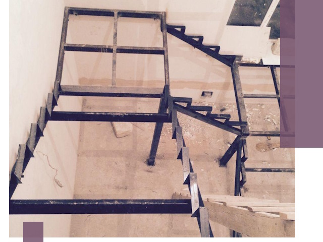 Монтаж лестниц на металлокаркасе в Домодедове быстро и качественно