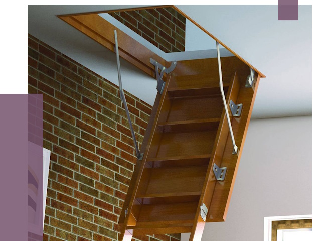 Установка чердачной лестницы в Домодедове от 8052 руб. | ПРОЛЁТ-Дмд