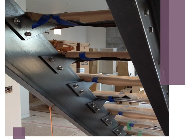 Усиление лестничных конструкций и усиление опор в Домодедове