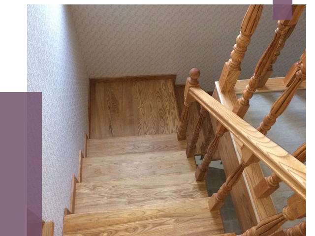 Сосновые лестницы в Домодедове под ключ от 8316 руб.  | ПРОЛЁТ-Дмд