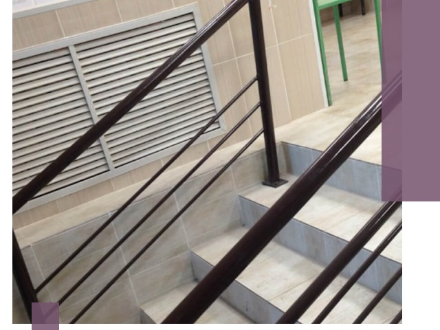 Изготовление перил из металла под ключ в Домодедове