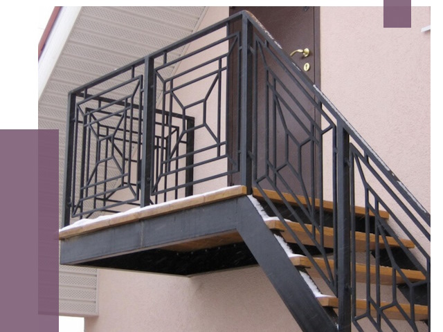 Металлические перила в Домодедове от 4421 руб.  | ПРОЛЁТ-Дмд