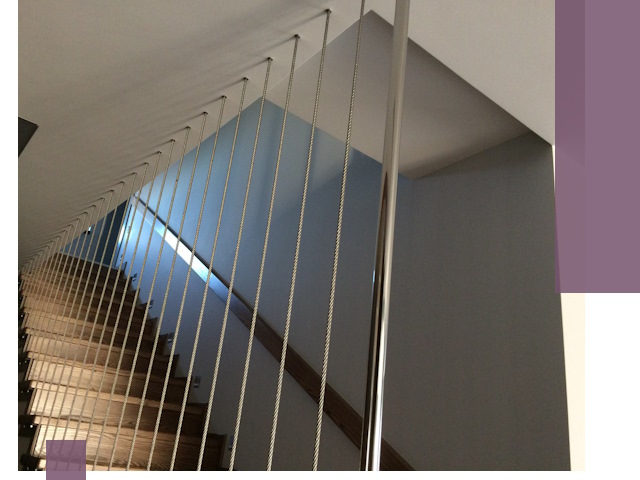 Тросовые перила под ключ в Домодедове — производство и монтаж