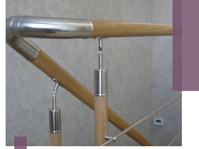 Комбинированные перила на заказ в Домодедове — монтаж и производство