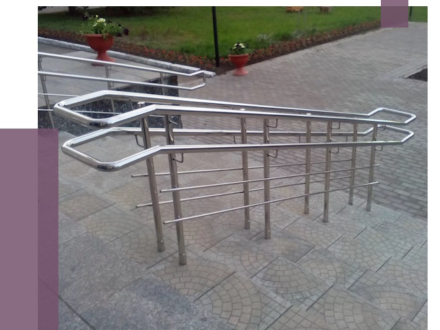 Перила для инвалидов в Домодедове от 7810 руб. под ключ | ПРОЛЁТ-Дмд