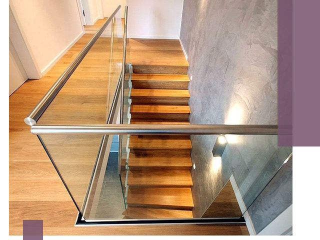 Перила для лестницы в доме — изготовление и монтаж в Домодедове