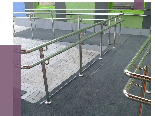 Ограждения пандусов в Домодедове от 4474 руб. монтаж | ПРОЛЁТ-Дмд