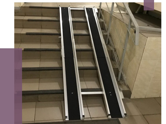 Установка пандуса в подъезд в Домодедове от 8210 руб. под ключ | ПРОЛЁТ-Дмд