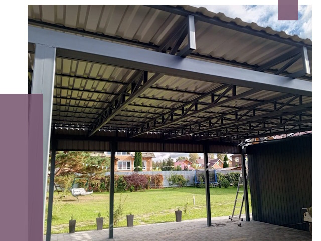 Монтаж навесов в Домодедове от 7579 руб. — установка навеса | ПРОЛЁТ-Дмд