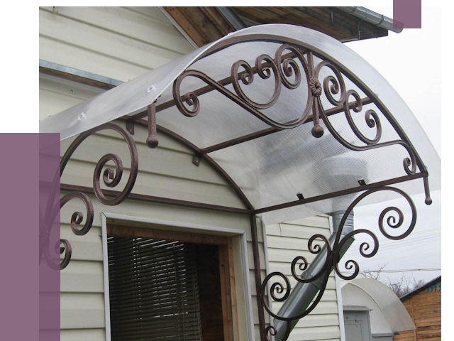 Изготовление козырьков в Домодедове от 7579 руб. — заказать | ПРОЛЁТ-Дмд