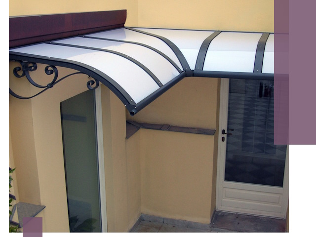 Монтаж козырьков любой сложности в Домодедове под ключ