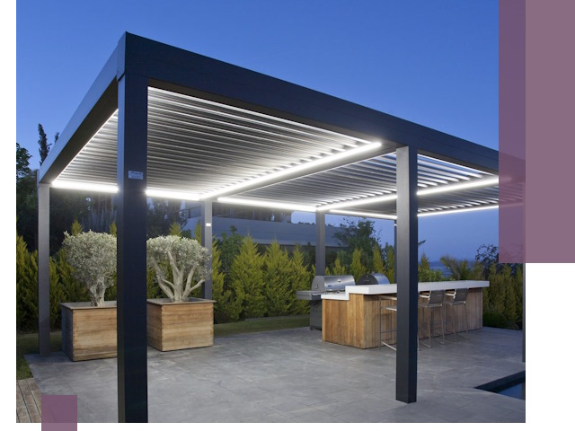 Навесы отдельно стоящие под ключ в Домодедове из металла и поликарбоната