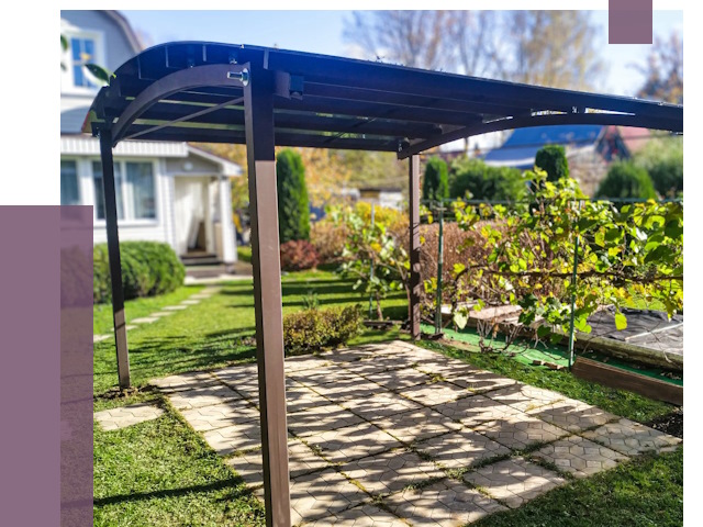 Навесы для дачи в Домодедове от 13105 руб. под ключ — ПРОЛЁТ-Дмд