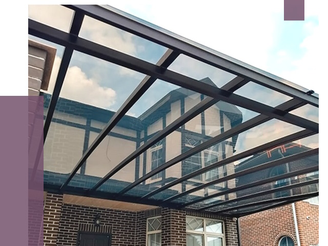 Навесы из поликарбоната в Домодедове от 8863 руб. под ключ — ПРОЛЁТ-Дмд