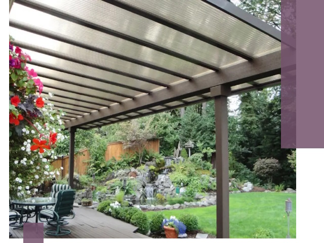 Навесы из поликарбоната под ключ в Домодедове быстро и надёжно