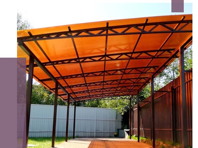 Односкатные навесы под ключ в Домодедове от 13526 руб. 