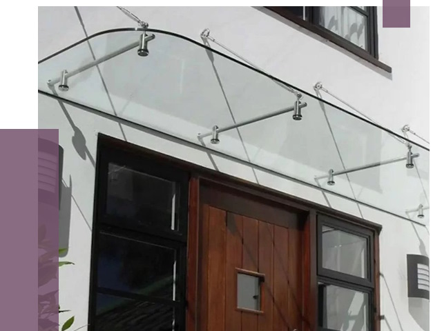 Стеклянные козырьки в Домодедове от 19473 руб. | ПРОЛЁТ-Дмд