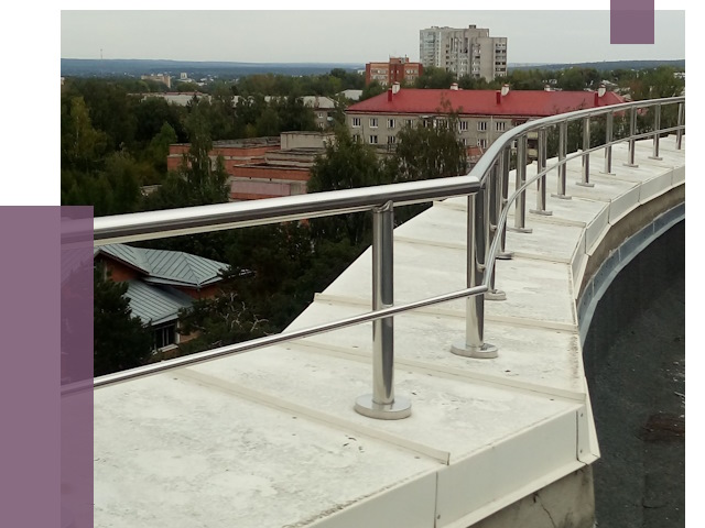 Парапеты и ограждения кровли в Домодедове от 5105 руб. 