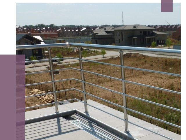 Парапеты из нержавеющей стали в Домодедове от 8210 руб. за м² | ПРОЛЁТ-Дмд