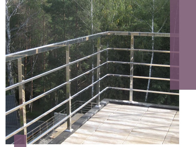 Парапеты из нержавеющей стали в Домодедове — изготовление и монтаж