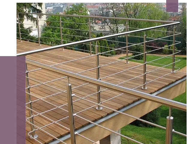 Алюминиевые парапеты в Домодедове под ключ от 8000 руб. 