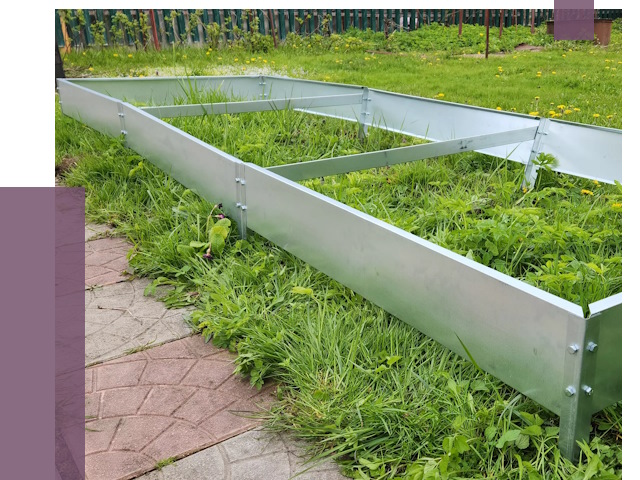 Металлические бордюры для грядок в Домодедове от 1842 руб. 