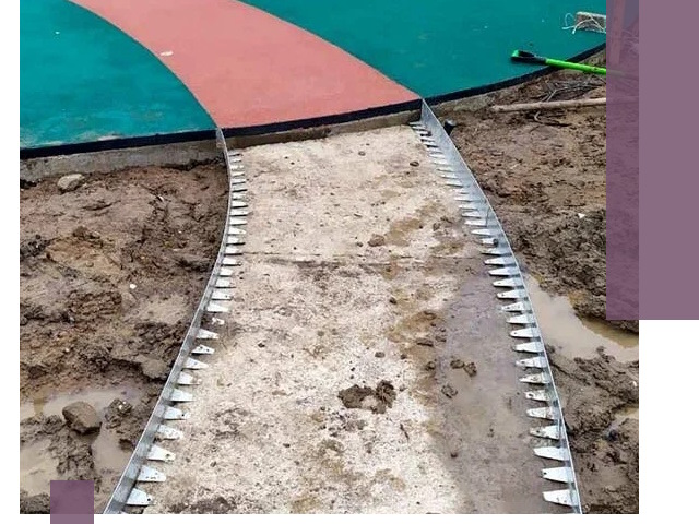 Металлические бордюры для дорожек в Домодедове — монтаж и изготовление