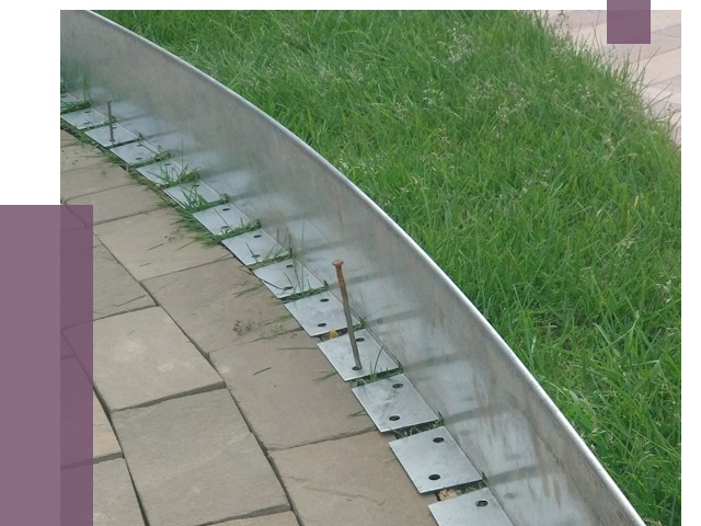 Металлические бордюры для тротуаров в Домодедове от 8947 руб.