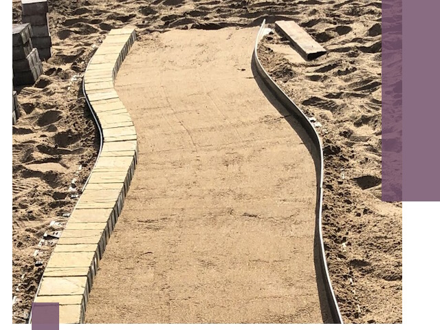 Металлические бордюры для тротуаров в Домодедове — прочные и долговечные