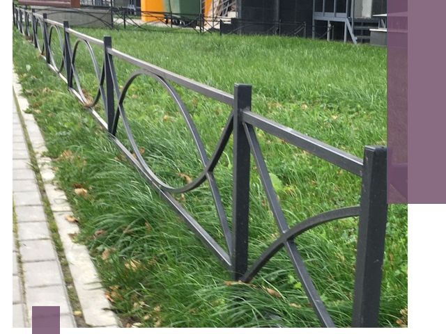 Газонные ограждения из металла в Домодедове — монтаж и продажа
