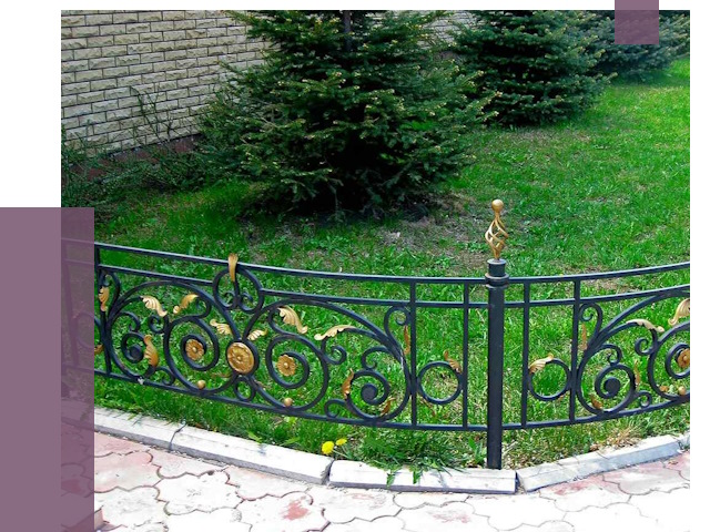 Кованые газонные ограждения в Домодедове от 7842 руб. — ПРОЛЁТ-Дмд
