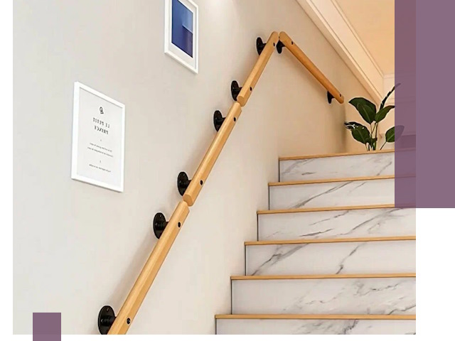 Поручни металлические и деревянные под ключ в Домодедове