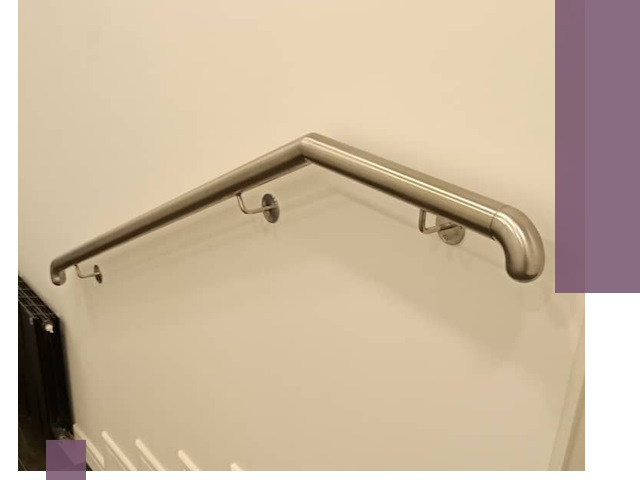 Изготовление пристенных поручней в Домодедове под ключ за сроки