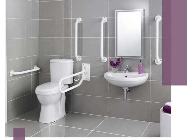 Поручни для санузлов в Домодедове: установка, ремонт и монтаж