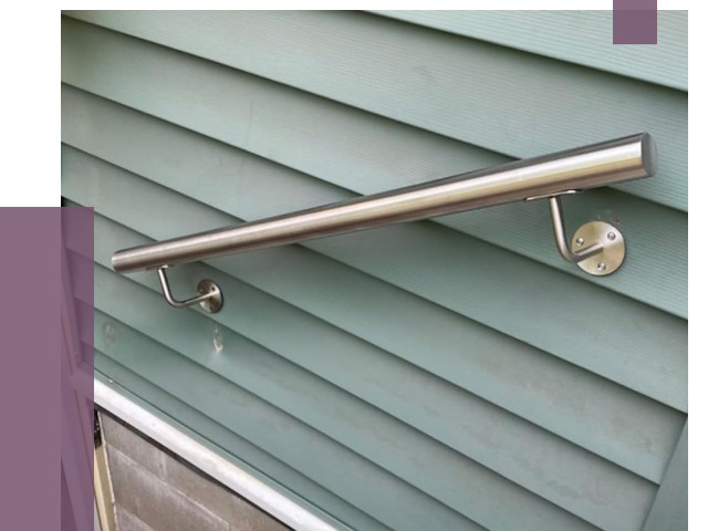 Поручни из нержавеющей стали в Домодедове от 7895 руб.  | ПРОЛЁТ-Дмд